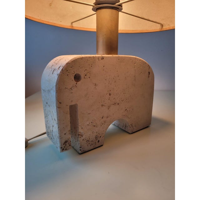 Sculptural Elephant Table Lamp from F.lli Mannelli, Florence, Italy, 1970s For Sale - Image 6 of 18