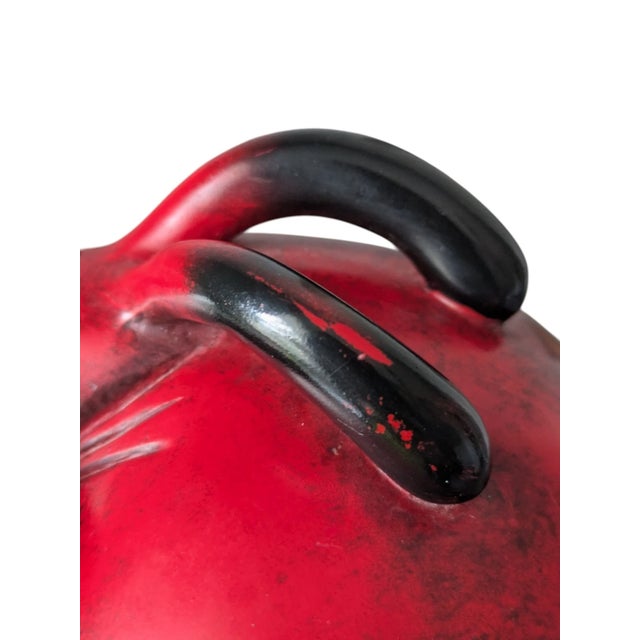 Red Govinder Nazran Scratch and Sniff Sculpture Red Black Dog 122/205 For Sale - Image 8 of 11