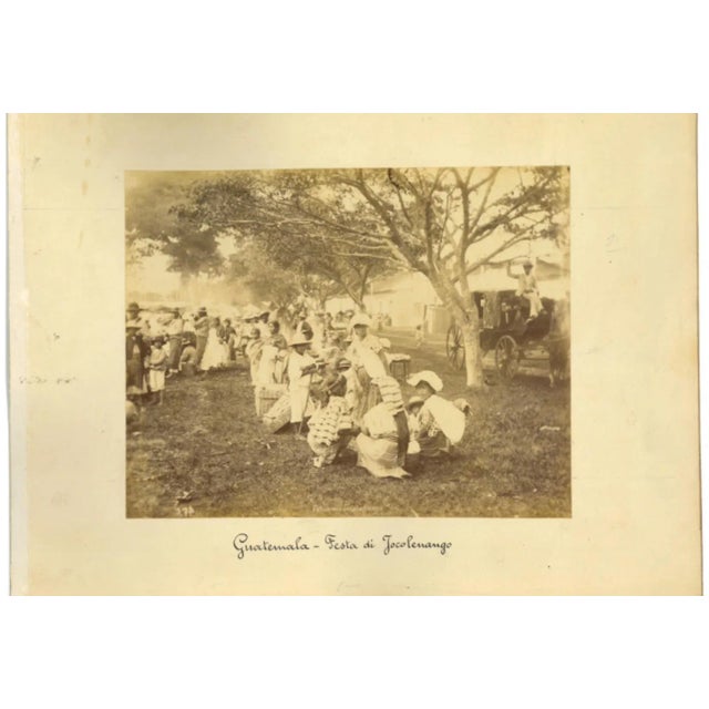 Guatemala is a lot or three album prints made by unknown photographer. Prints in excellent condition, applied on a single...