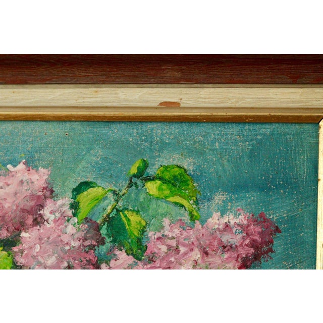 Lyyli Sainio, Floral Arrangement, 1960s, Oil Painting, Framed For Sale - Image 6 of 11