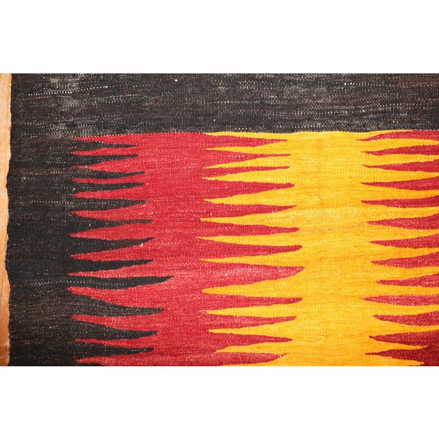 Square Vintage Persian Kilim For Sale - Image 13 of 18