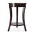 Holdin 18 in. W Round Wood Side Table with Lower Open Shelf, Dark Burl For Sale In Chicago - Image 6 of 9