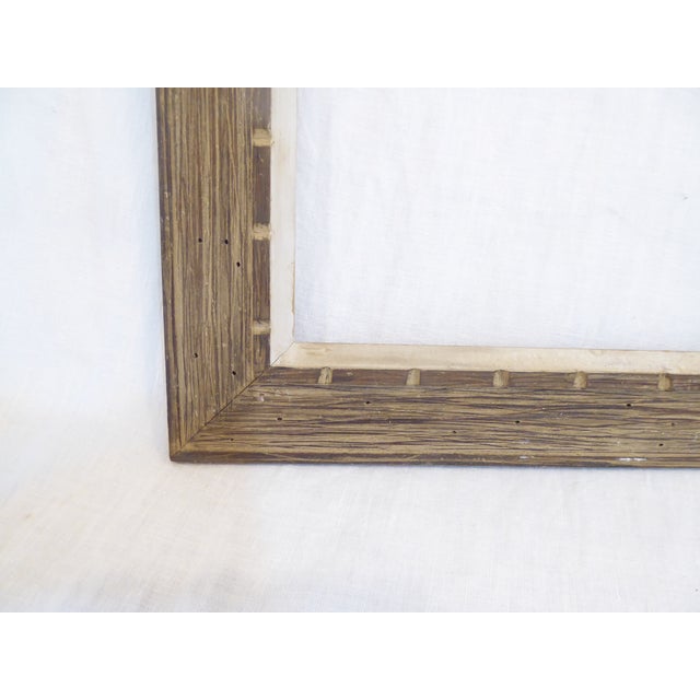 This mid-20th Century frame was made by the House of Heydenryk. The rabet size is 15.75" x 11.75", the sight size iw...