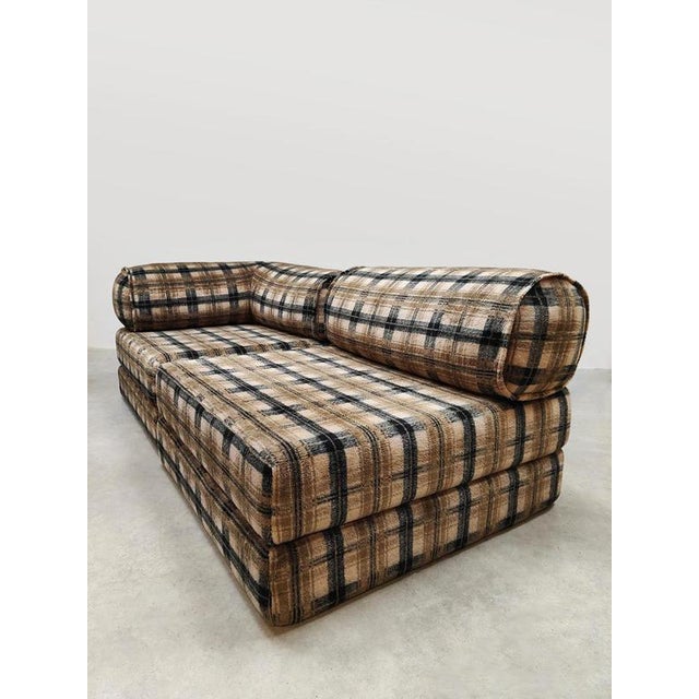 Vintage Convertible Modular Sofa For Sale - Image 6 of 9
