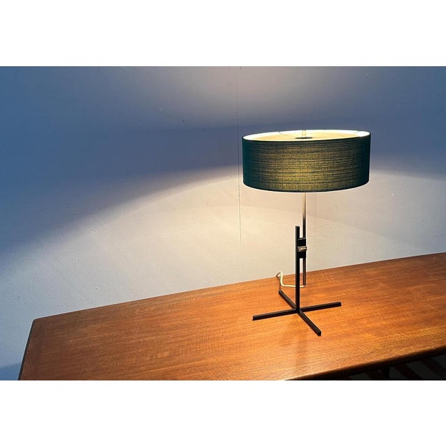 Black Mid-Century German Minimalist Table Lamp from Kaiser Idell / Kaiser Leuchten, 1960s For Sale - Image 8 of 18