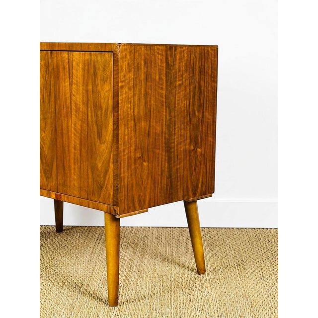 Vintage Brown Walnut Cabinet, 1960 For Sale - Image 13 of 15