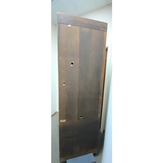 A Pair of Vintage Henredon Cabinets in Campaign Style For Sale - Image 15 of 17