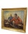 Pierre VERBEKE: large-format oil painting on canvas, created around 1930 / 104 x 124 cm, "The Return from Fishing," signed...