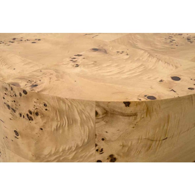 Wood Burl Wooden Round Accent Table by Essentials for Living For Sale - Image 7 of 8