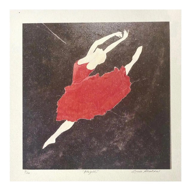 "Flight" by Louis Shields - Limited Edition Print From the Dancer Series, 2018, Framed For Sale