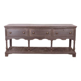 English Painted Potboard Dresser Base For Sale