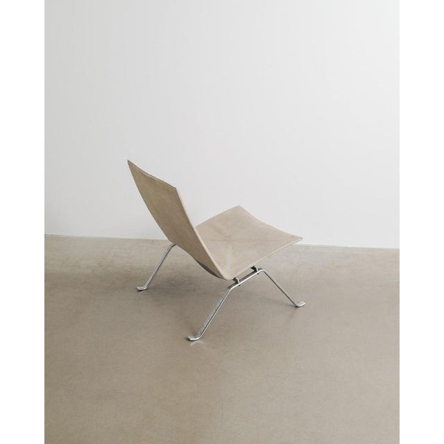 Vintage PK22 Canvas Easy Chair by Poul Kjaerholm, 1997 For Sale - Image 4 of 8