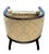 Late 20th Century Pair of Art Deco Style Tub Chairs With Loose Cushions For Sale - Image 4 of 17