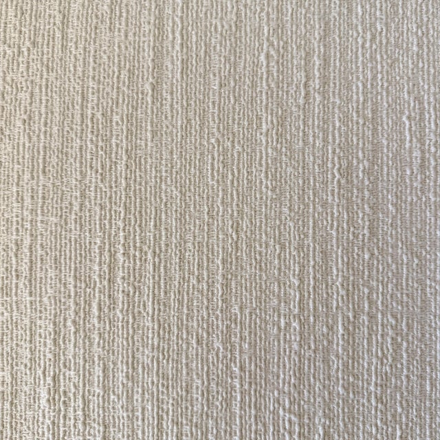 Vintage 1970s Pencil Reed Loveseat, Bouclé Upholstered Bamboo Settee, Coastal Boho Rattan Sofa For Sale - Image 12 of 15