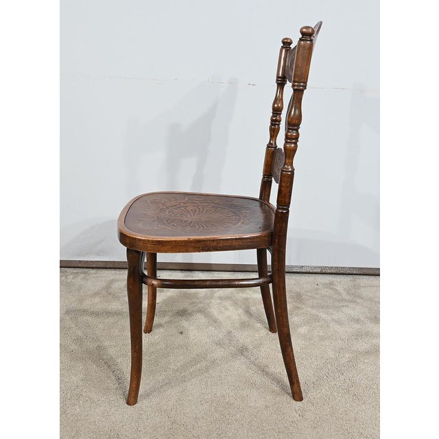 Brown Set of N ° 67 Dining Chairs by Jacob & Josef Kohn, 1900s For Sale - Image 8 of 18