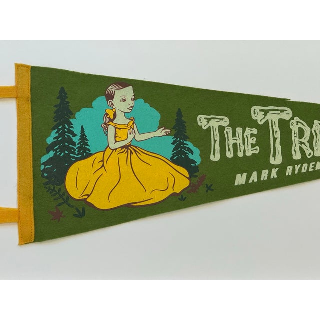 Original felt pennant created for Mark Ryden’s celebrated The Tree Show exhibition (2007), professionally framed and ready...