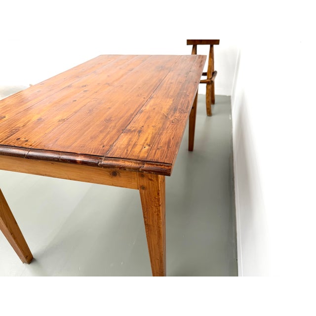 Farmhouse Table in Pine, France, 1950s For Sale - Image 12 of 18