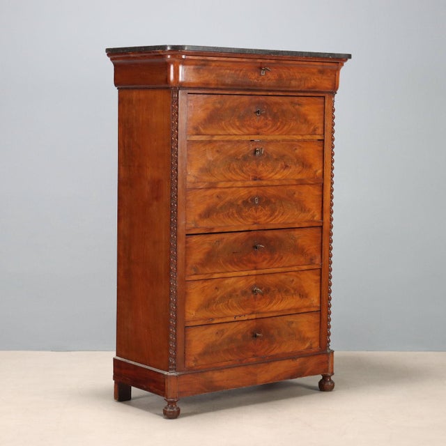 Charles X Chest in Mahogany For Sale - Image 12 of 12