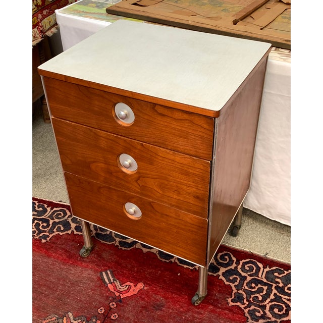 Designed by Raymond Loewy in the late 1960s for Hill Rom, this piece was originally intended for hospital use in the...