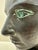 Larry Mohr Verdigris Bronze Bust ''Beth'' on Marble Pedestal Sculpture Signed From Artist Estate For Sale - Image 9 of 11