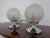 Glass Bubble Table Lamps, 1970s, Set of 2 For Sale - Image 12 of 14