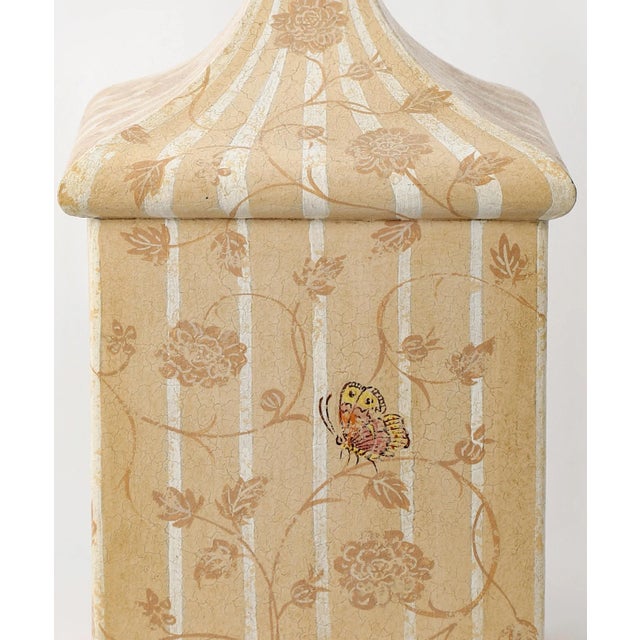 Vintage Beige Brighton Pavilion Tent Table Lamp For Sale - Image 10 of 12