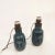 Pair of Spanish table or table lamps from the early 1960s. Its origin is Catalan, from the renowned Serra family ceramics...
