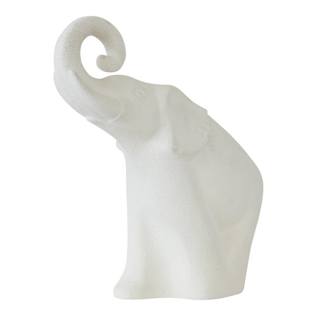 1960s Art Nouveau Royal Haeger Ceramic Elephant Figurine/Sculpture For Sale