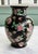 Chinese Export Famille Noire Hand-Painted Floral Vase For Sale - Image 9 of 11