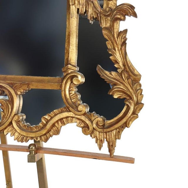 Large Antique French Rococo Style Gilt Wood Mirror Unsigned C1930 Measures - 47" x 32" x 2 1/2" A large antique mirror...