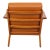 GE-290 Armchair in Teak and Walnut and Aniline Leather by Hans Wegner for Getama, 1980s For Sale - Image 3 of 8