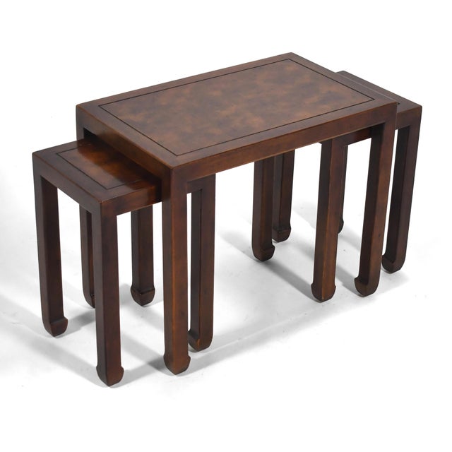 Henredon Henredon Nesting Tables (Set of Three) For Sale - Image 4 of 8