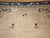 19th Century Antique Chinese Peking Rug, Handwoven Open Pattern, Tan & Blue, 12' X 14' For Sale - Image 12 of 17