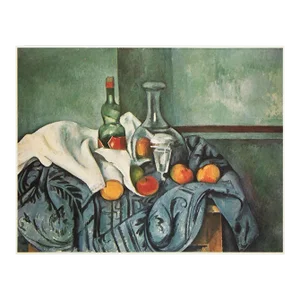 1977 After Paul Cezanne "Still Life With Peppermint Bottle", Large Full-Color Print