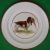 Set of 4 Vintage Cyril Gorainoff Hunting Dog With Pheasant Hand-Painted Bedford Ware Plates For Sale In New York - Image 6 of 8