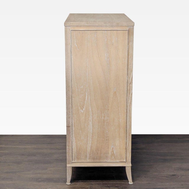 2010s Arhaus Pearson Light Wood 6-Drawer Dresser With Metal Knobs For Sale - Image 5 of 10