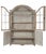 Zentique Hugh Cabinet (2 Available) Distressed oak and elm Hugh Cabinet stands with antique appeal Curved top display...
