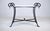 French Modern Style Wrought Iron Tables With White Stone Tops For Sale - Image 14 of 15