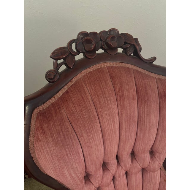 Kimball 1970s 2 Victorian Kings Chairs - Kimball For Sale - Image 4 of 10