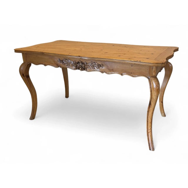 Vintage French Country Pine Desk by United House Wrecking For Sale - Image 4 of 18
