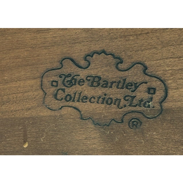 Bartley Collection Cherry Chippendale 1 Door Spice Cabinet For Sale - Image 17 of 17