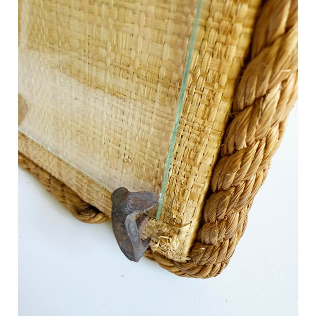 Audoux-Minet Style Rope & Nail Picture Frame For Sale - Image 10 of 12