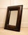 Mirror - Circa 1980 Wood, synthetic leather imitating python. Very good vintage condition. Dimensions 88 x 67 x 8 cm V