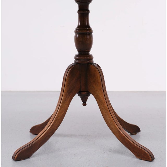 English Tilt Top Wine Table, 1970s For Sale - Image 9 of 12
