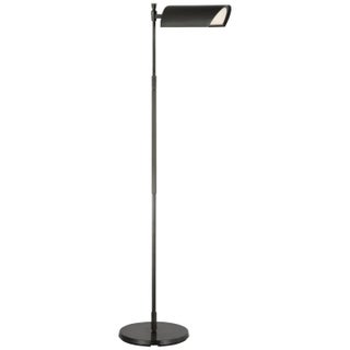 Thomas O'Brien by Visual Comfort Signature Bravo 48" Adjustable Pharmacy Floor Lamp in Bronze For Sale