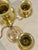 Brass Vintage Georgian Style Brass Five-Light Candelabra, 11.25” For Sale - Image 8 of 9