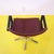 Tecno Modus Swivel Chair in Bordeaux Plastic with Black Armrests For Sale - Image 6 of 13