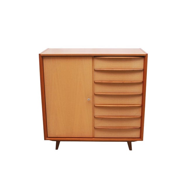 Vintage Two-Tone Chest of Drawers in Walnut, 1955 For Sale - Image 13 of 13