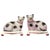 Pink Staffordshire Pottery Cats on Cushions, Pair of Lilac Recumbent Figures Circa 1820–1840 For Sale - Image 8 of 8
