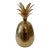 1960s Extra Large Brass Pineapple Ice Bucket, Hollywood Regency Style For Sale